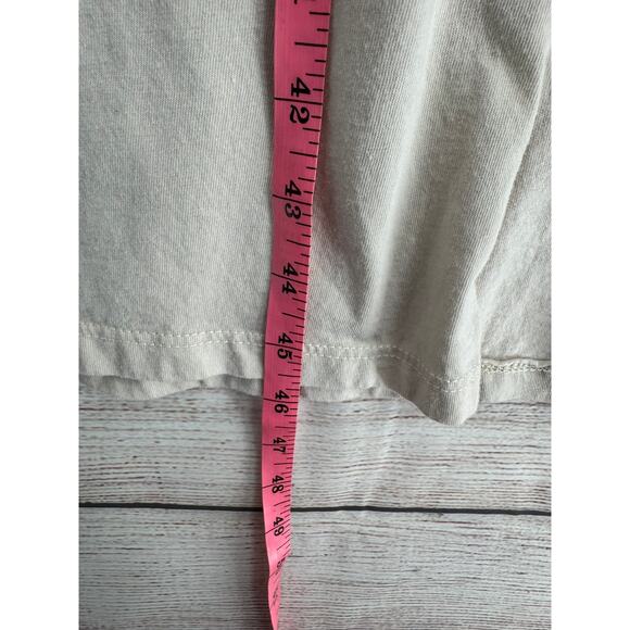 Zutter USA Dreamer Short Sleeve T-Shirt Midi Dress Womens Small Off-White - Picture 10 of 10